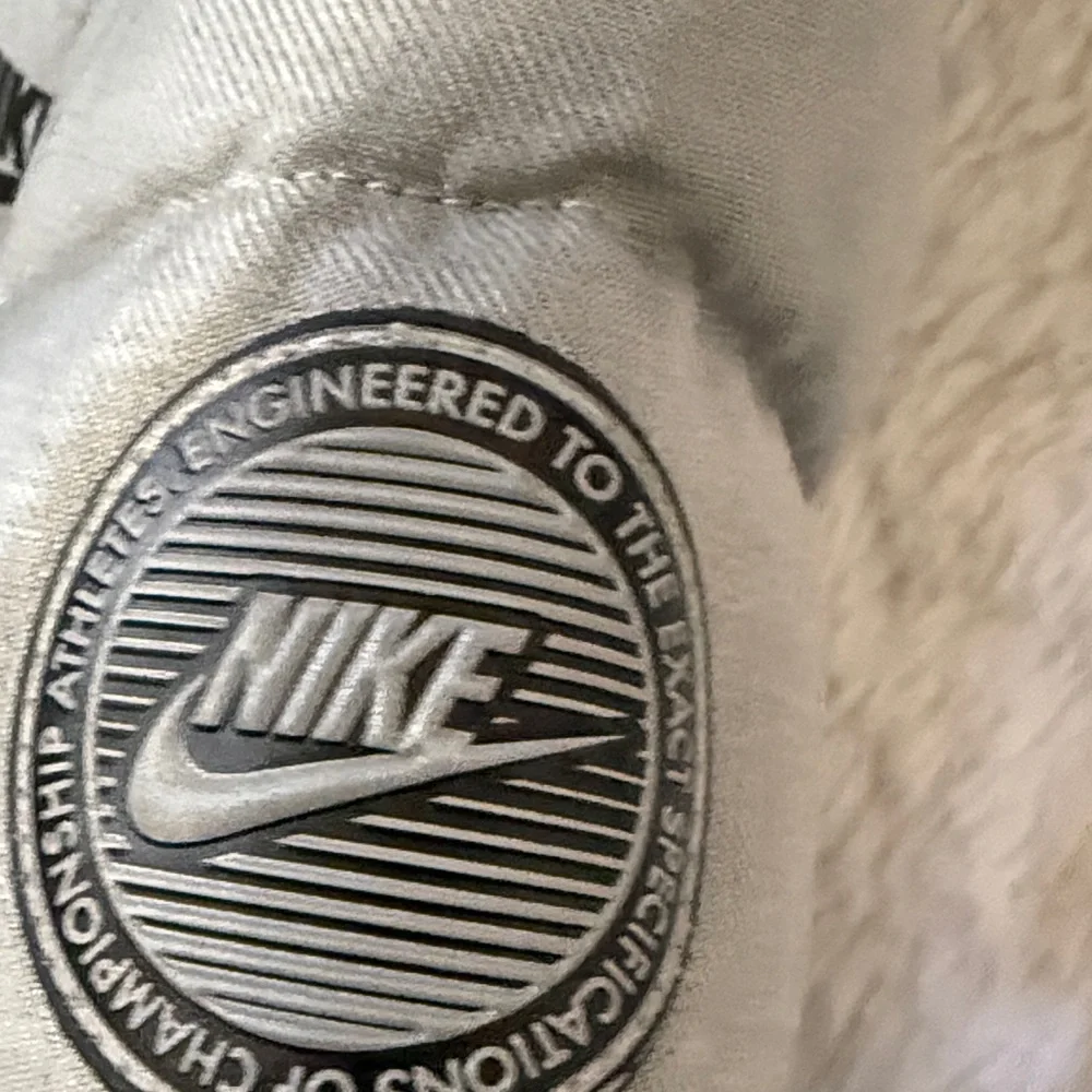 Nike Kids Light Gray Hooded Puffer Jacket with Black Accents